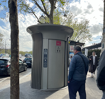 Paris Public toilet