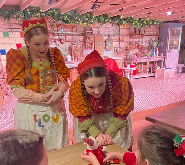 Making toys at Lapland UK