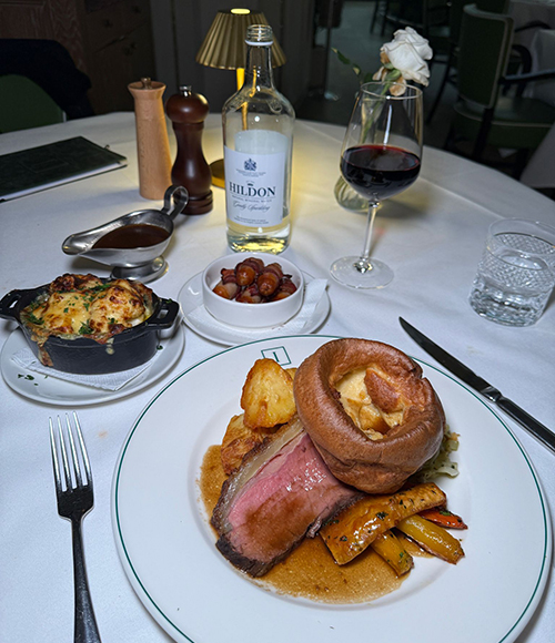 Sunday roast London