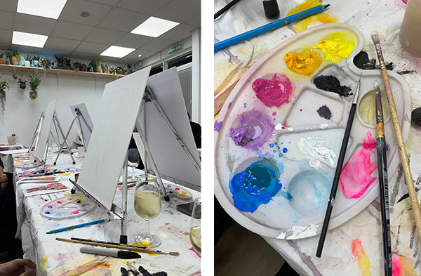 Sip and paint party
