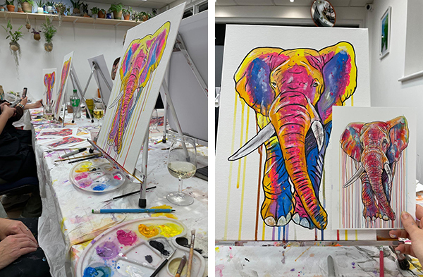 Sip and paint parties, Bristol