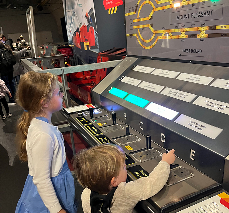 Mail Rail museum exhibits