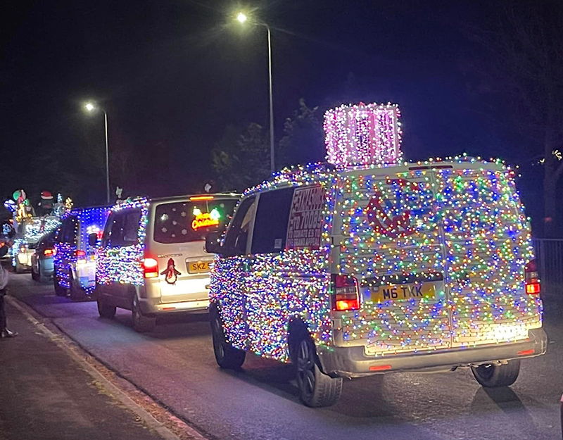VDub Christmas carnival procession Worle